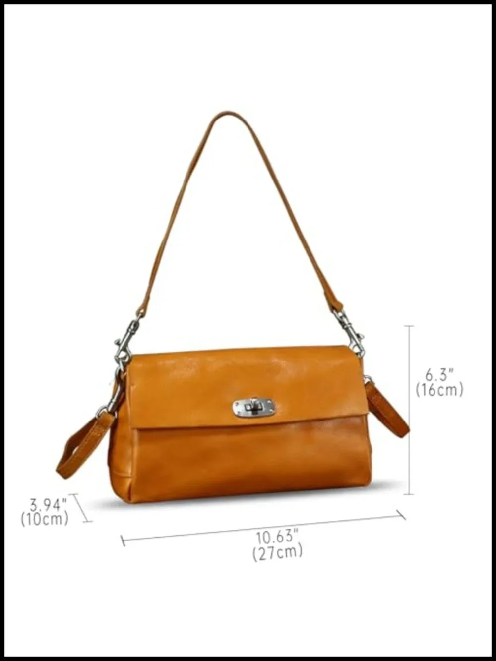 Genuine Leather Hobo Crossbody Bag Satchel Handbag